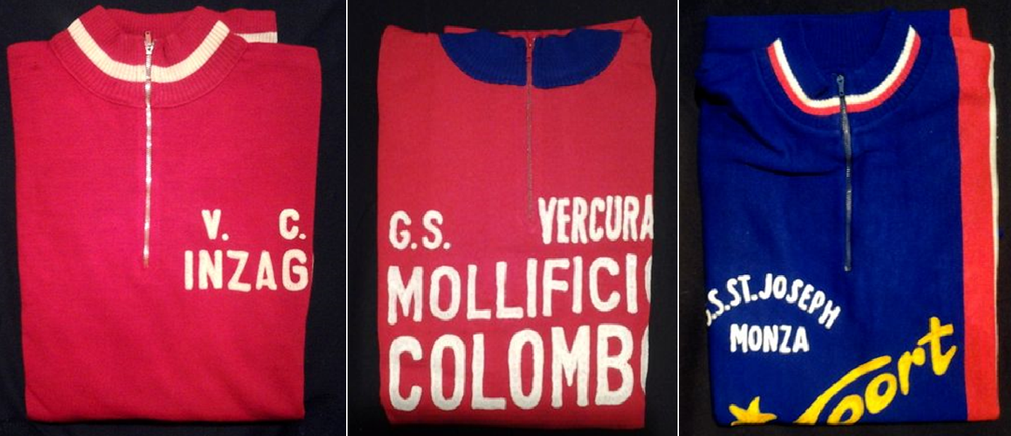 maglie donate al Santuario della Madonna del Ghisallo